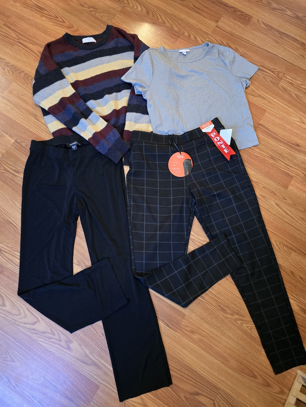 Womens Size Large Clothing Bundle Tops And Pants
